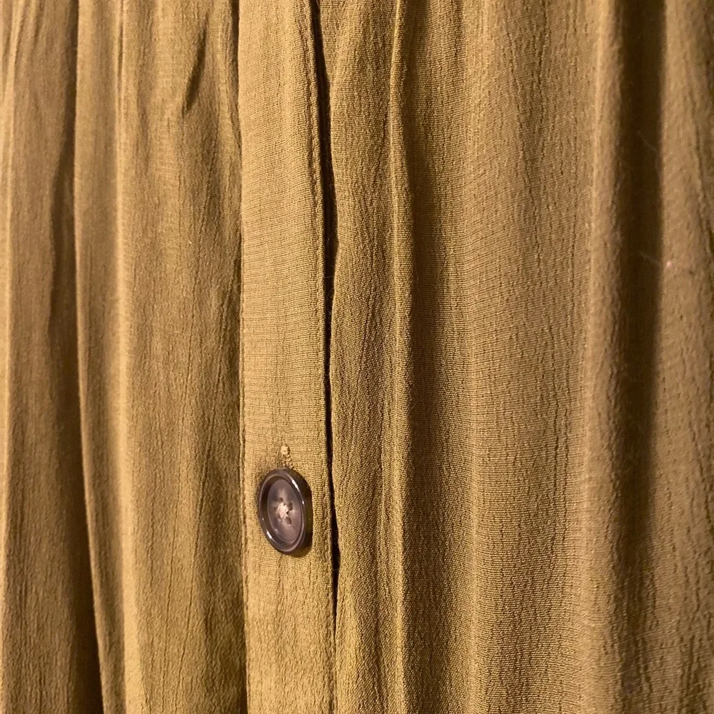 French Connection Easha Drape Button Front Skirt - Picture 4 of 13